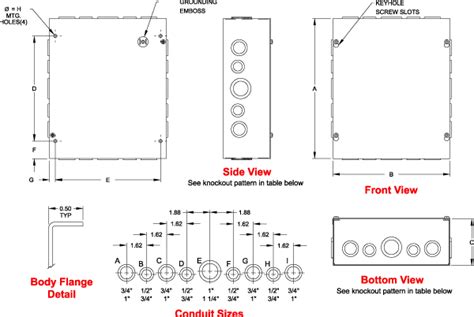 knockout box electrical|electrical box knockout sizes chart.